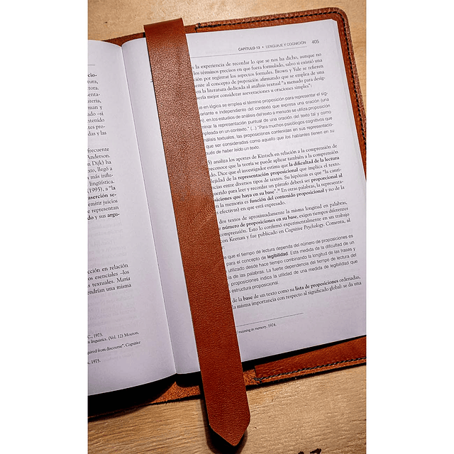 Funda Pehuén para libro - biblia - cuaderno con marcador de página caramelo