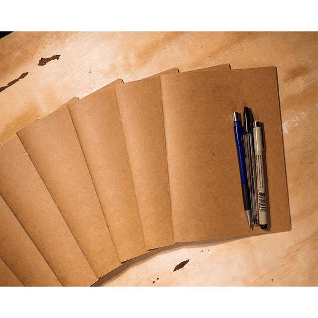 Pack 8 cuadernillos de repuesto para Libreta Caití M