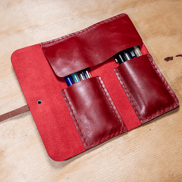 Estuche Tricahue rojo