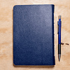 Libreta Semillero 120 hojas fijas azul relieve