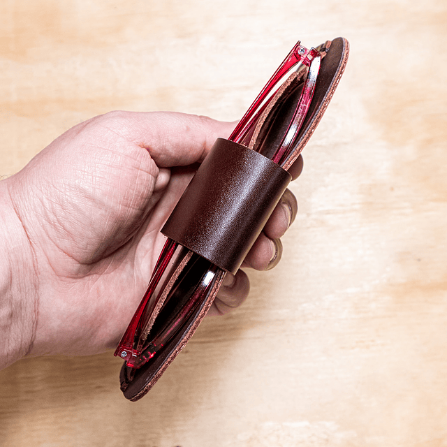 Estuche Pitío para lentes café agreste