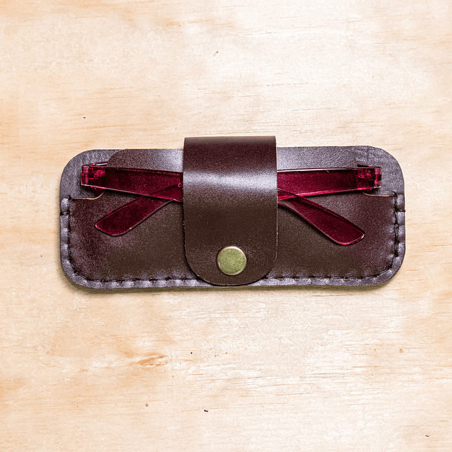 Estuche Pitío para lentes café agreste