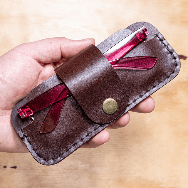 Estuche Pitío para lentes café agreste