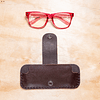 Estuche Pitío para lentes café agreste
