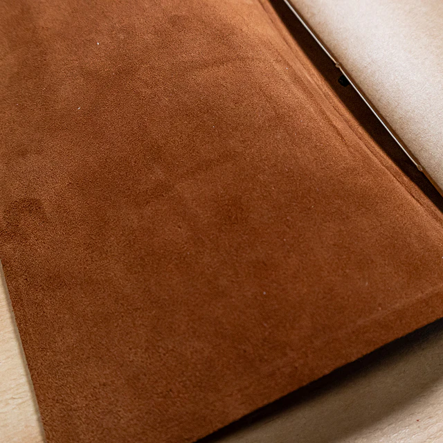Libreta Algarrobo 120 hojas reemplazables A5 café agreste