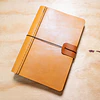 Libreta Algarrobo 120 hojas reemplazables A5 amarilla