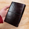 Libreta Laurel 120 hojas reemplazables A6 café agreste
