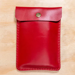 Estuche rojo para lápices