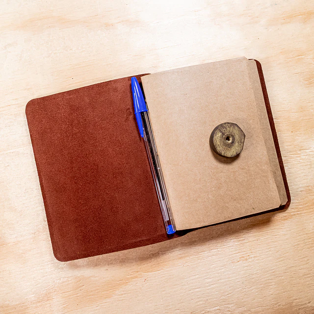 Libreta Maullín (A6) 120 hojas reempl café agreste