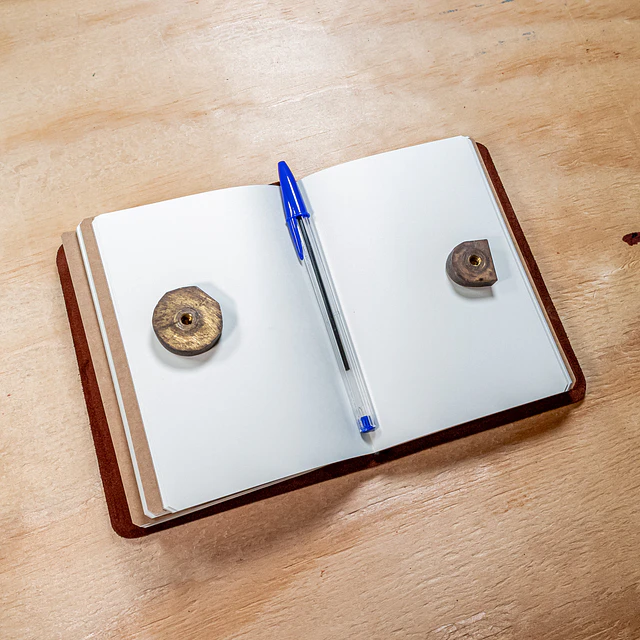Libreta Maullín (A6) 120 hojas reempl café agreste