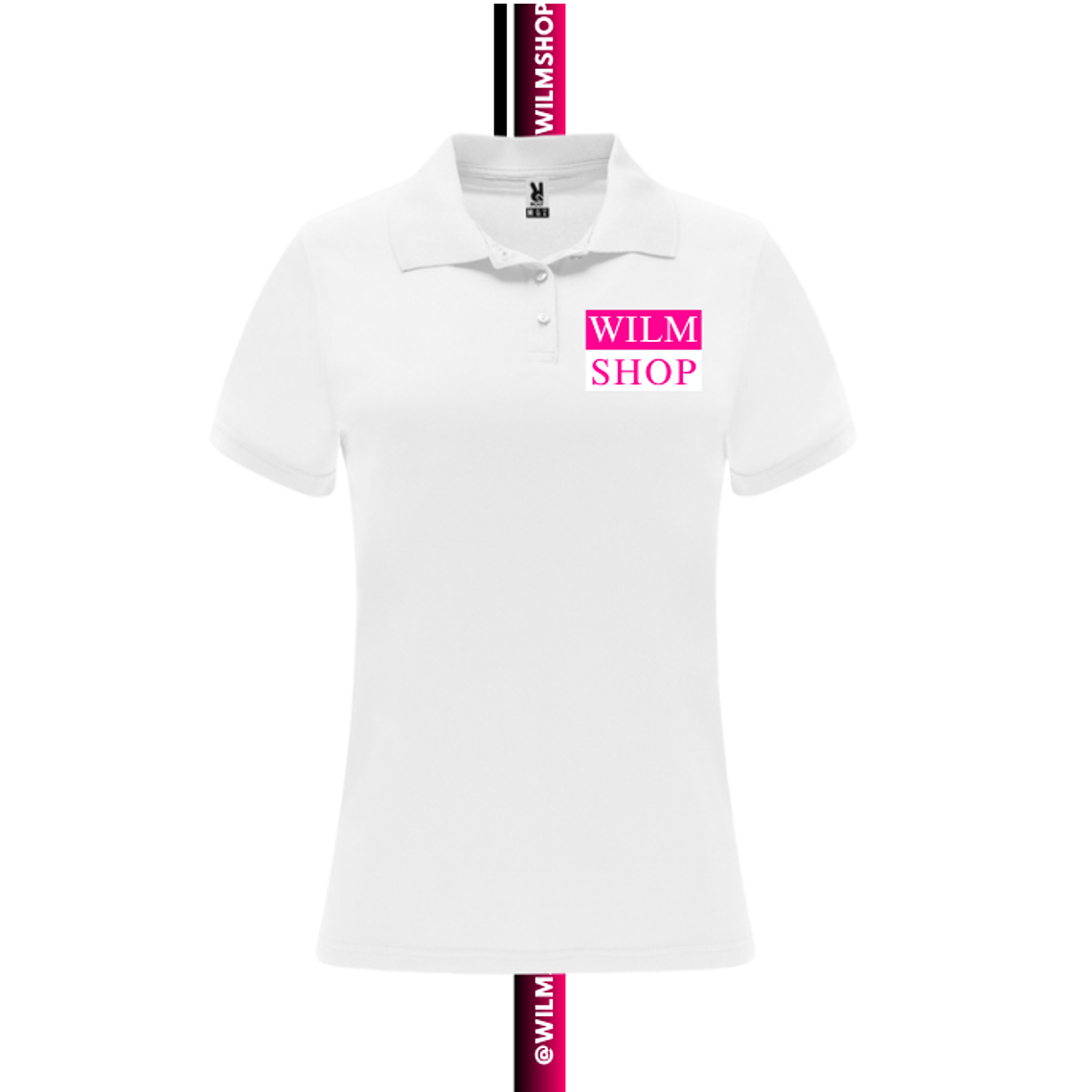 Polera Pique Personalizada Logotipo DAMA (60% ALGODÓN) 2