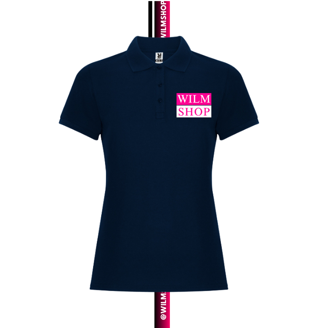 Polera Pique Personalizada Logotipo DAMA (60% ALGODÓN) 4