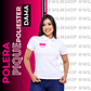 Polera Pique Personalizada Logotipo MUJER (100% POLIÉSTER) - Miniatura 1