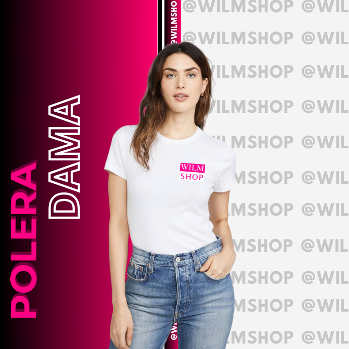 Polera Dama Personalizada Logotipo 1