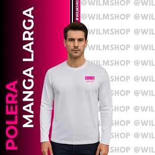 Polera Personalizada Manga Larga UNISEX (100% ALGODÓN)