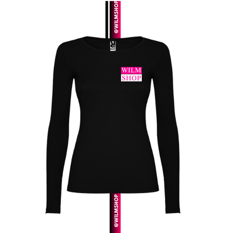 Polera Manga Larga Personalizada DAMA (100% ALGODÓN) 4