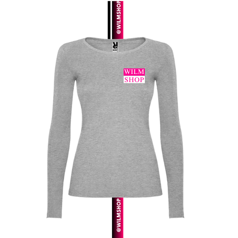 Polera Manga Larga Personalizada DAMA (100% ALGODÓN) 6