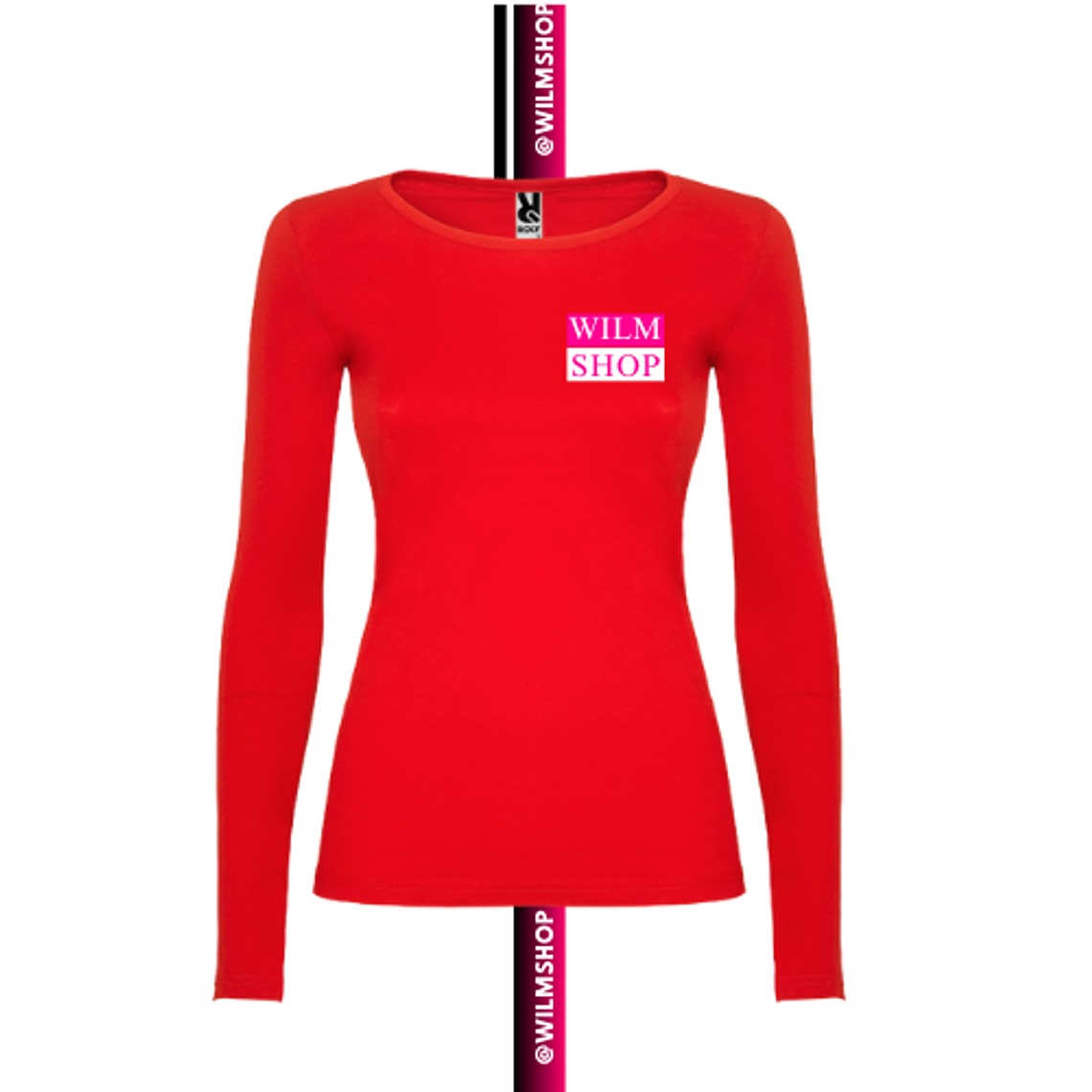 Polera Manga Larga Personalizada DAMA (100% ALGODÓN) 8