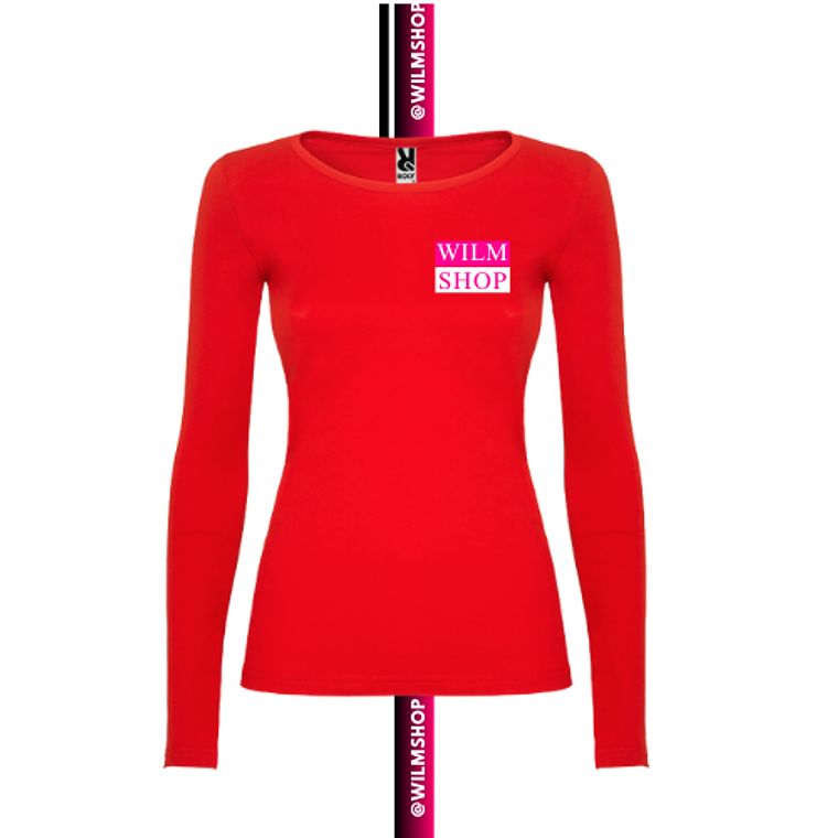 Polera Manga Larga Personalizada DAMA (100% ALGODÓN) 8