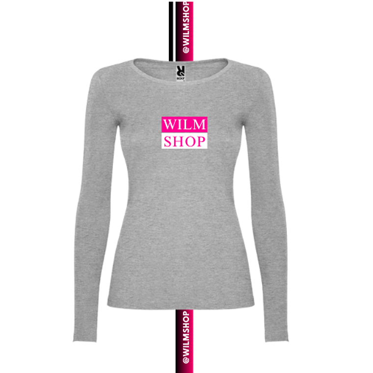 Polera Manga Larga Personalizada DAMA (100% ALGODÓN) 7