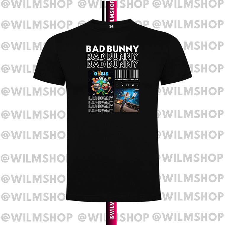 Polera BAD BUNNY DTMF #15 1
