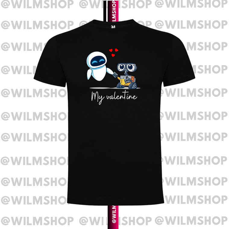 PACK POLERAS COUPLE SAN VALENTIN PIXAR #02 3