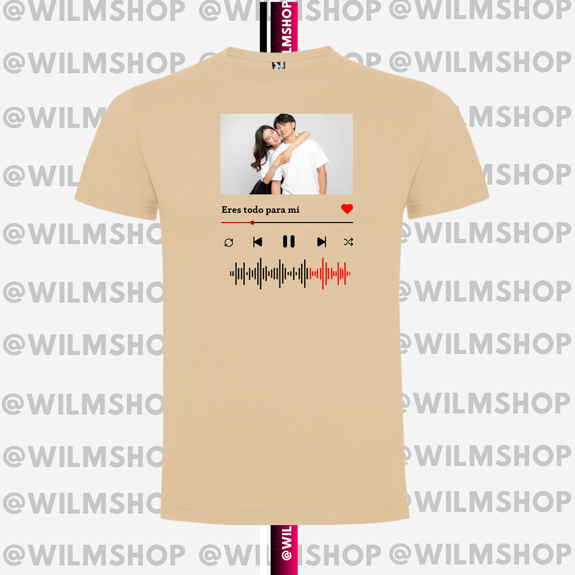 PACK POLERAS COUPLE SPOTIFY SAN VALENTIN #01 5