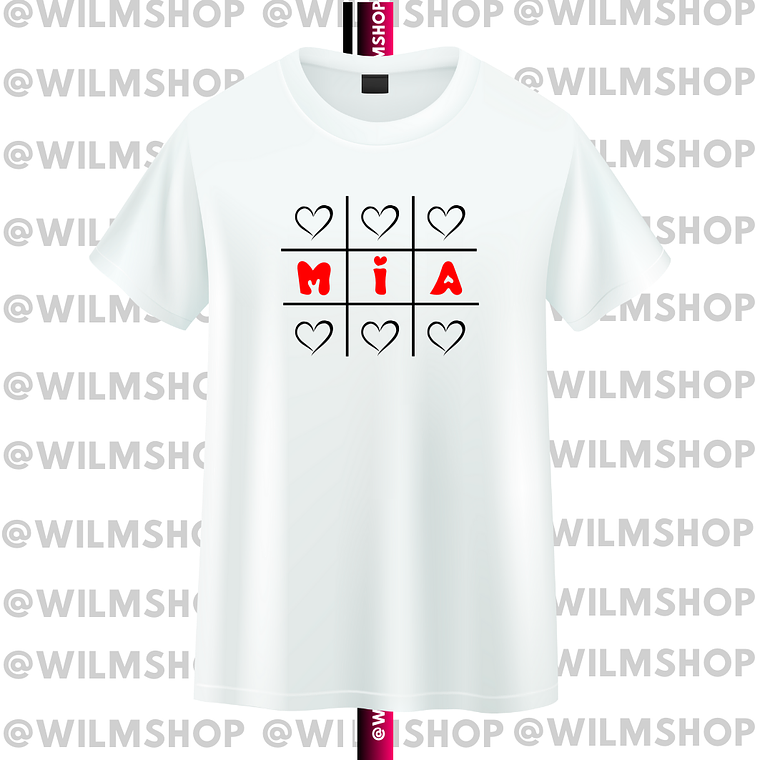 PACK POLERAS COUPLE MIO/MIA  2