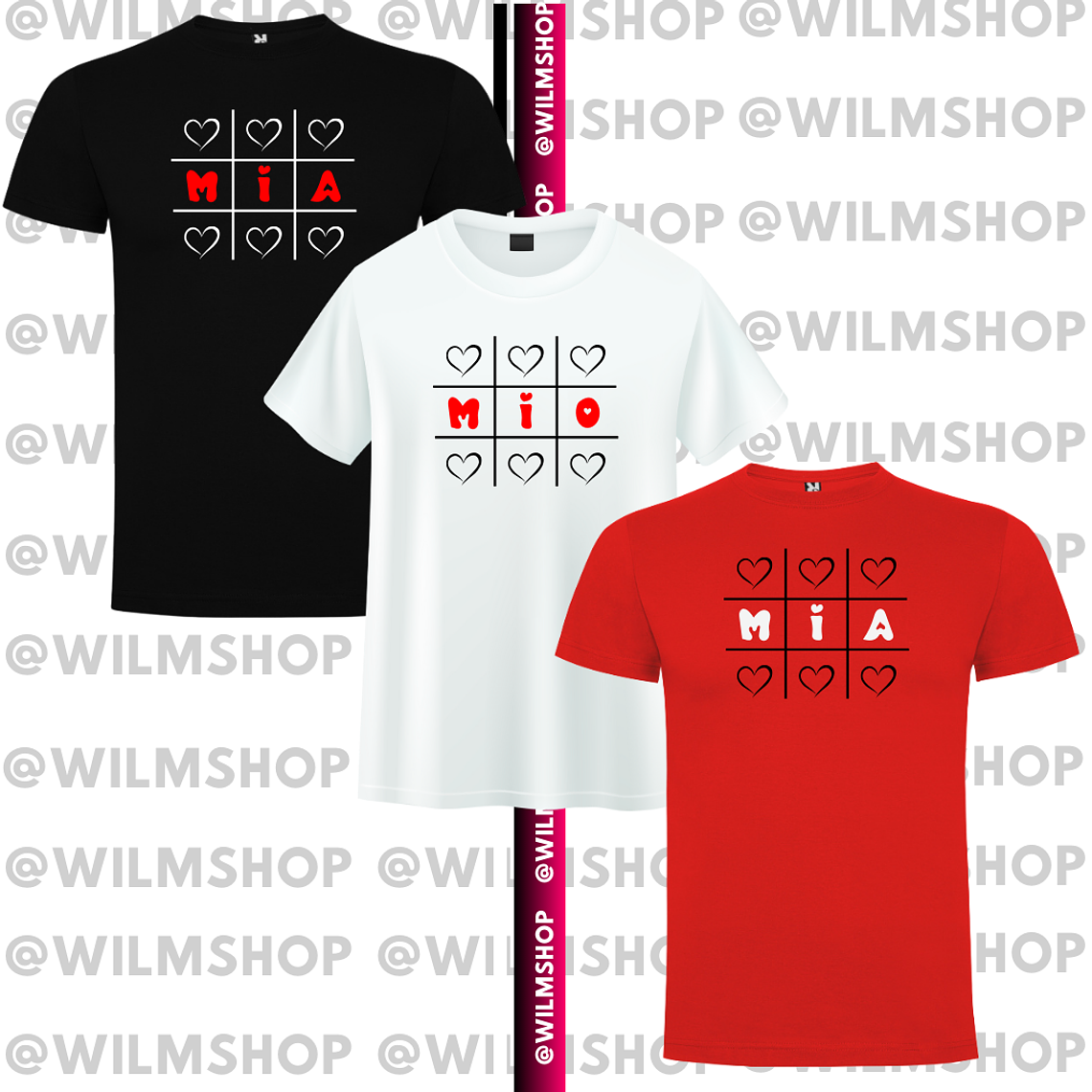 PACK POLERAS COUPLE MIO/MIA  1