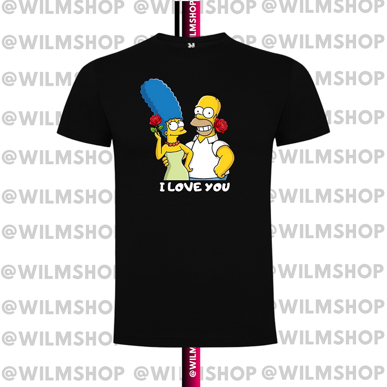 PACK POLERA COUPLE LOS SIMPSON #1 3