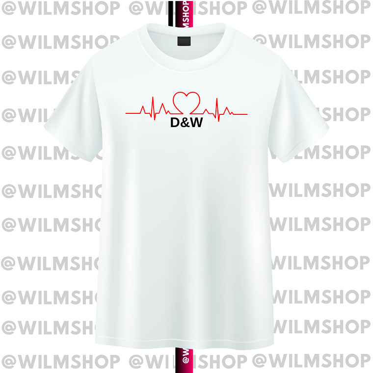 POLERA INICIALES SAN VALENTÍN 2