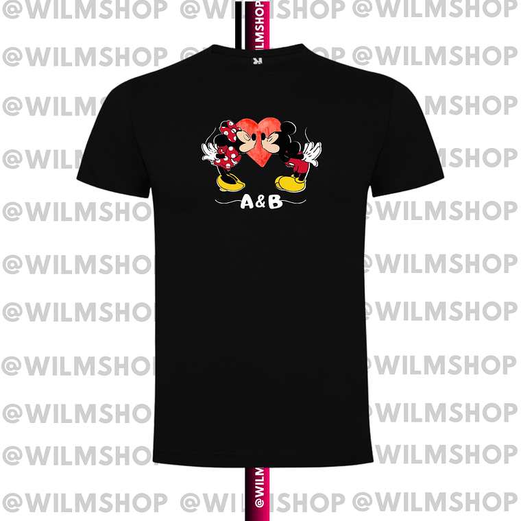 POLERA MICKEY & MINNIE #01 SAN VALENTÍN 3