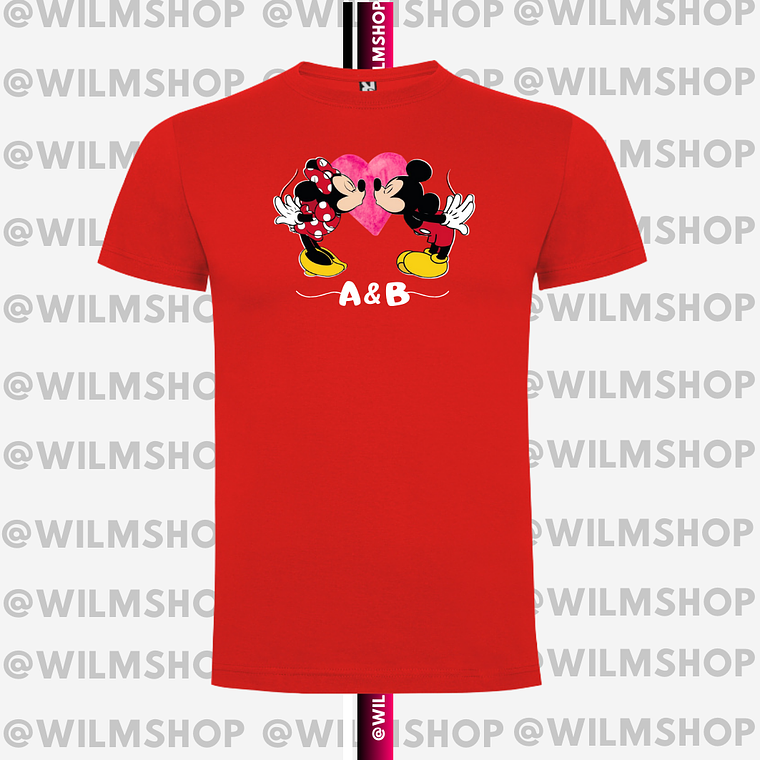 POLERA MICKEY & MINNIE #01 SAN VALENTÍN 4