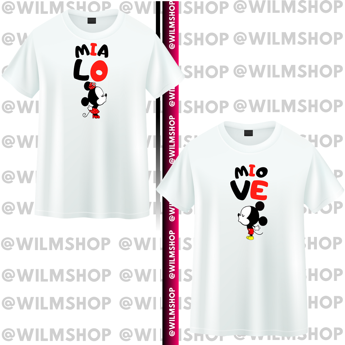 PACK POLERA MICKEY & MINNIE #02 SAN VALENTÍN 2