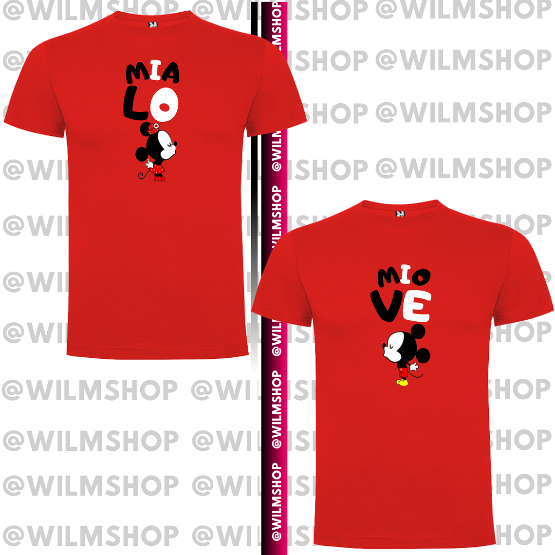 PACK POLERA MICKEY & MINNIE #02 SAN VALENTÍN 3