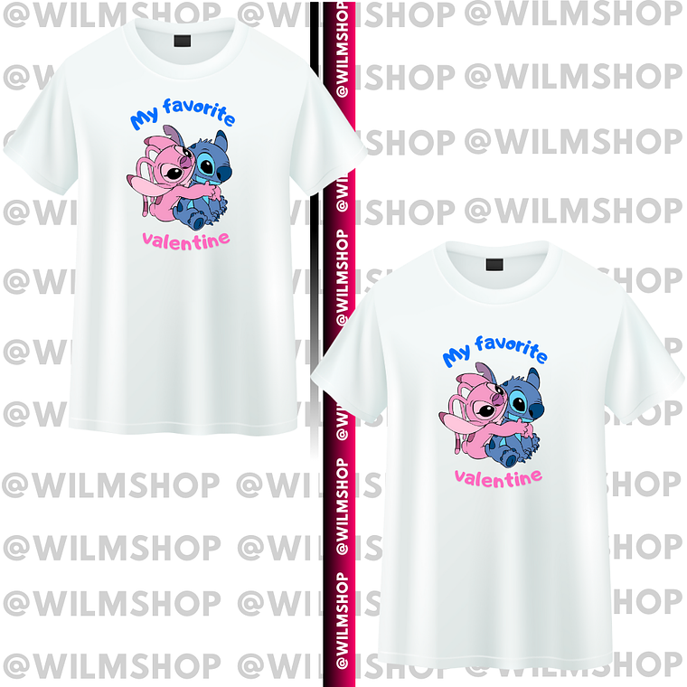 POLERA STITCH COUPLE #01 SAN VALENTÍN 2