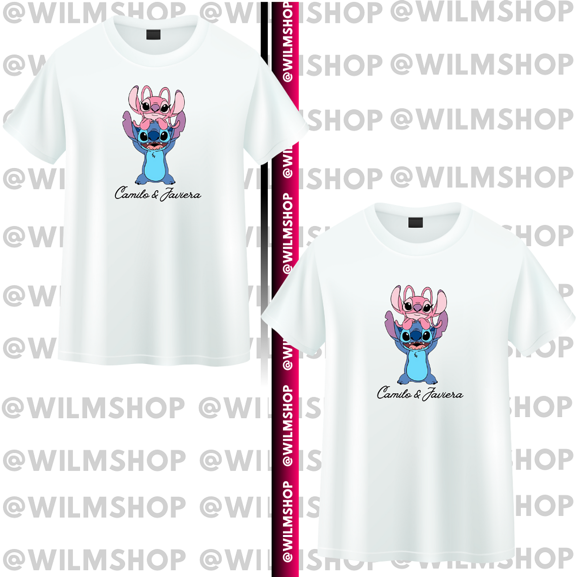 PACK POLERA STITCH COUPLE #2 SAN VALENTÍN 3
