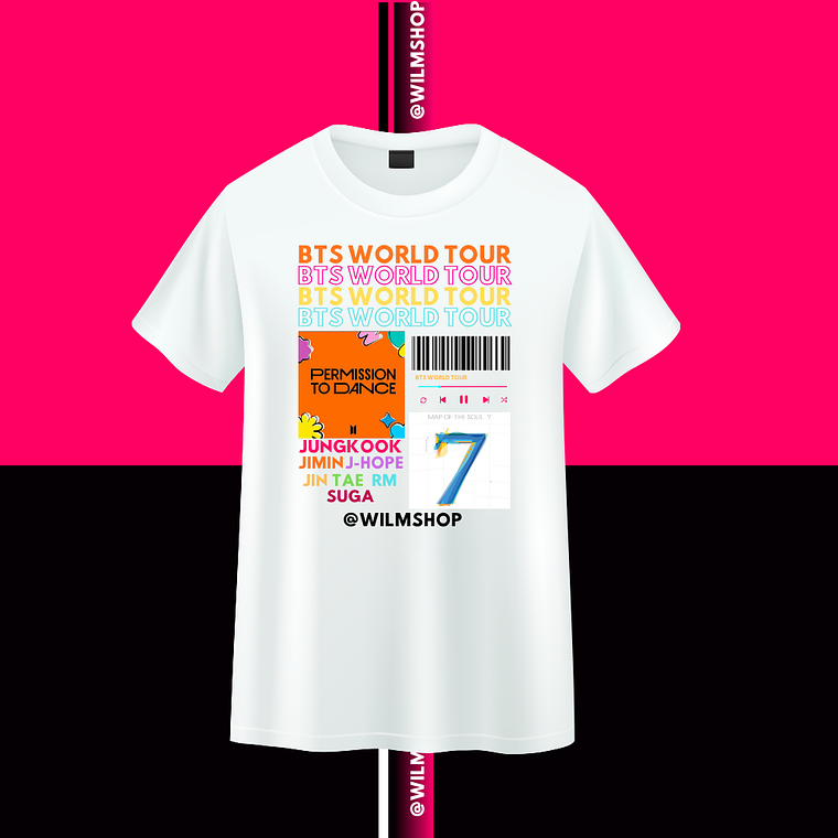POLERA BTS ÁLBUMES  4