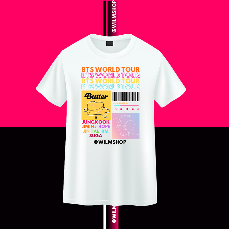 POLERA BTS ÁLBUMES  10