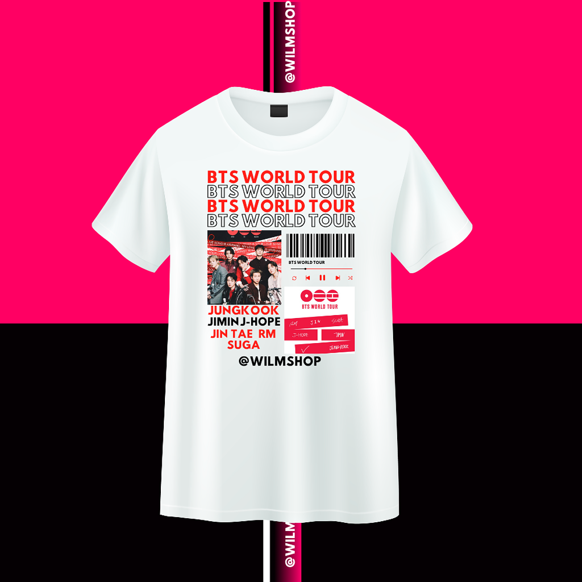 POLERA BTS ÁLBUMES  2