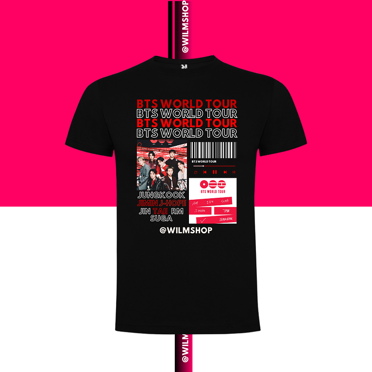 POLERA BTS ÁLBUMES  3