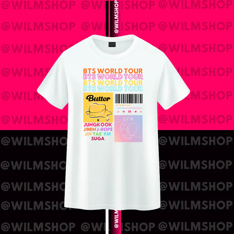 POLERA BTS ÁLBUMES  4