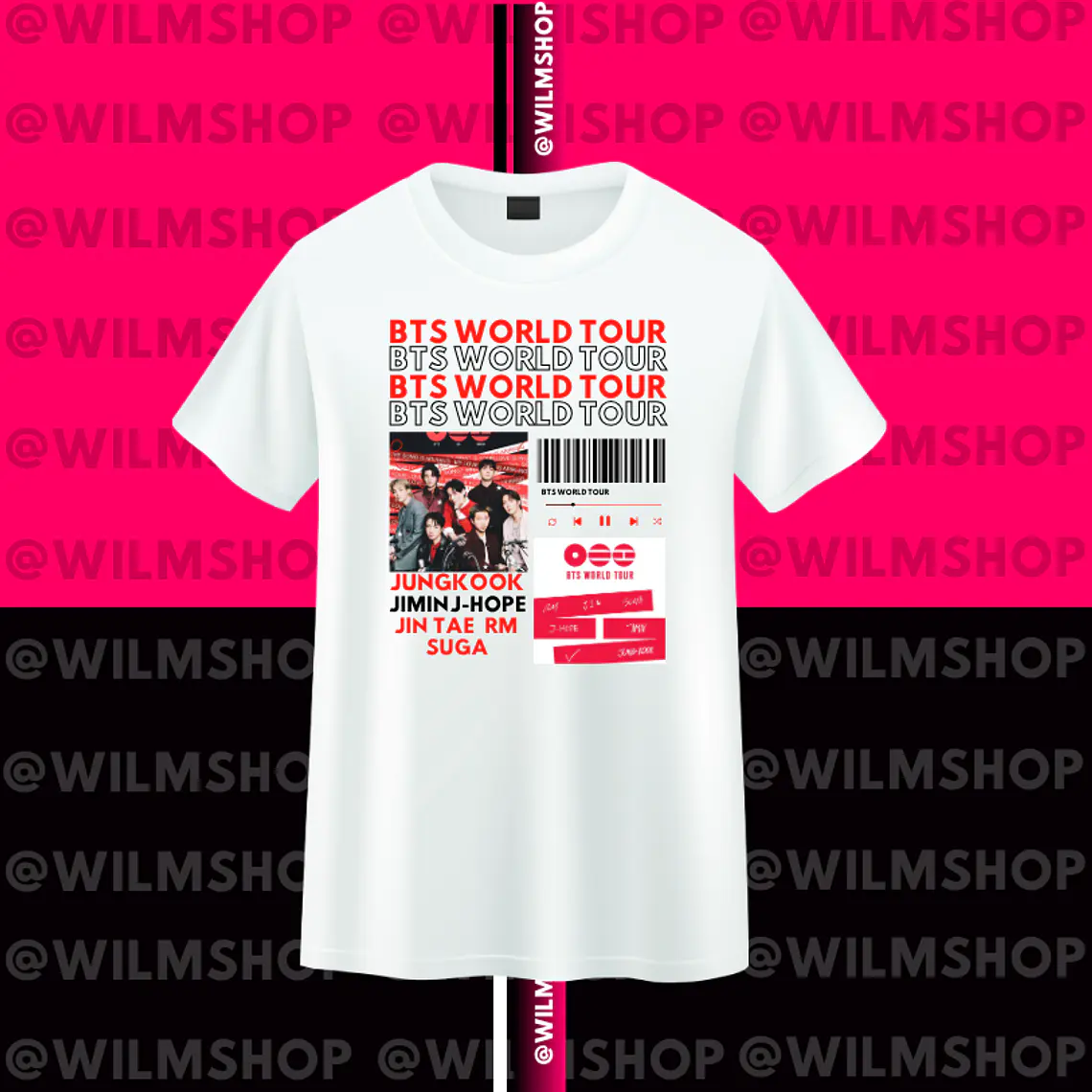 POLERA BTS ÁLBUMES  10