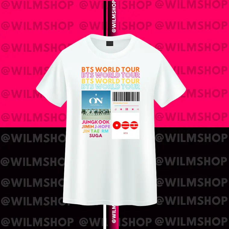 POLERA BTS ÁLBUMES  8