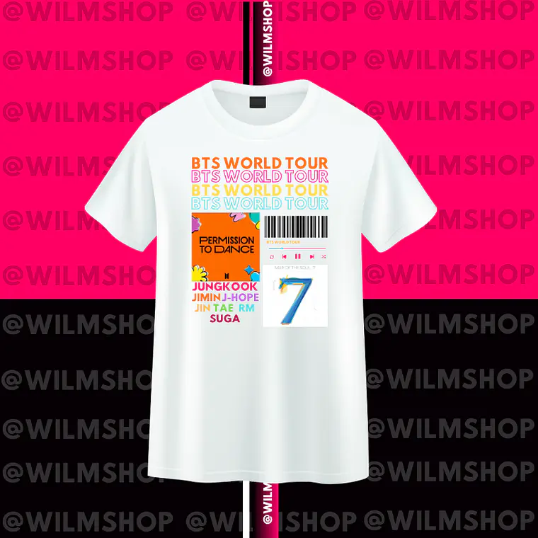 POLERA BTS ÁLBUMES  6