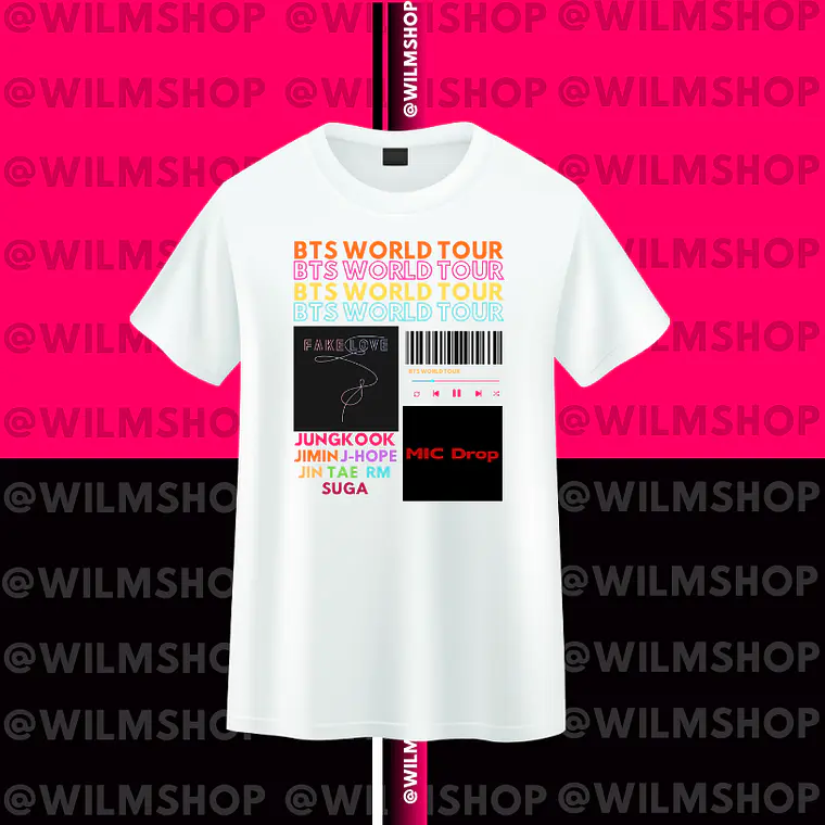 POLERA BTS ÁLBUMES  2