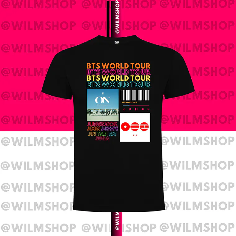 POLERA BTS ÁLBUMES  9