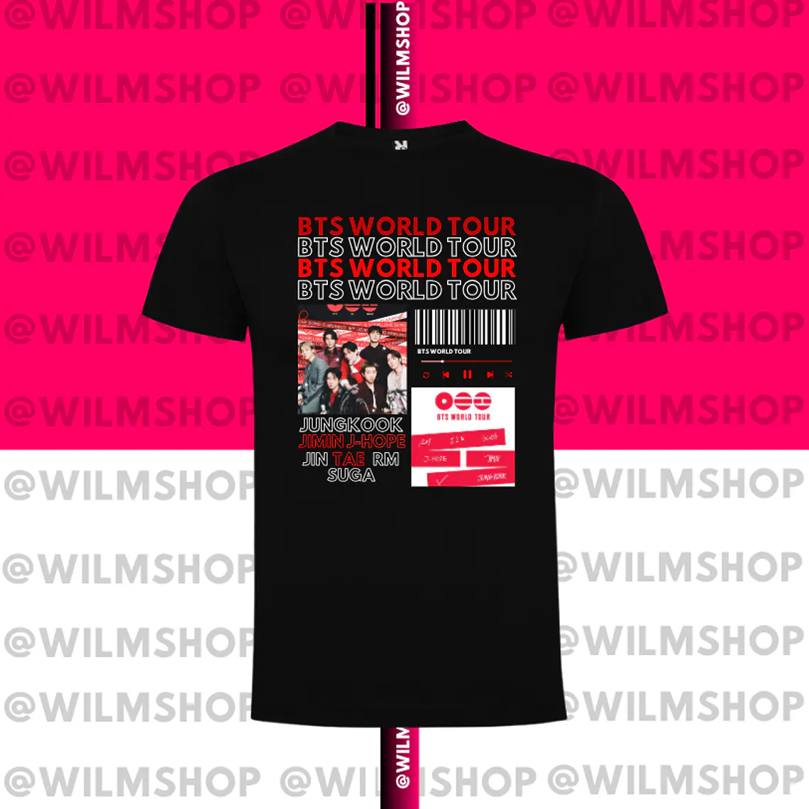 POLERA BTS ÁLBUMES  11