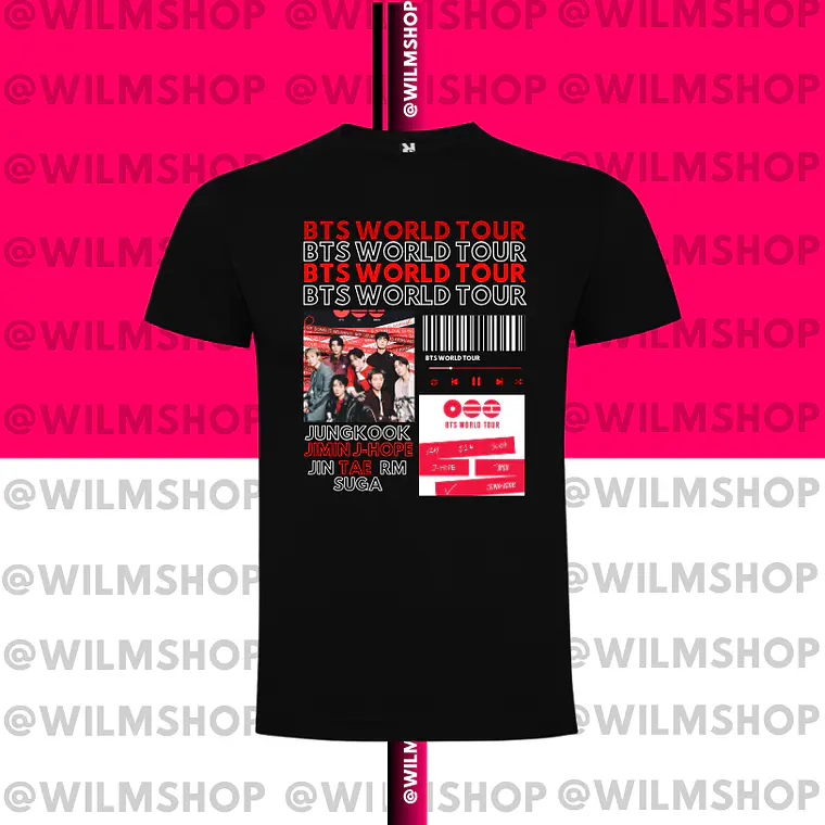 POLERA BTS ÁLBUMES  11