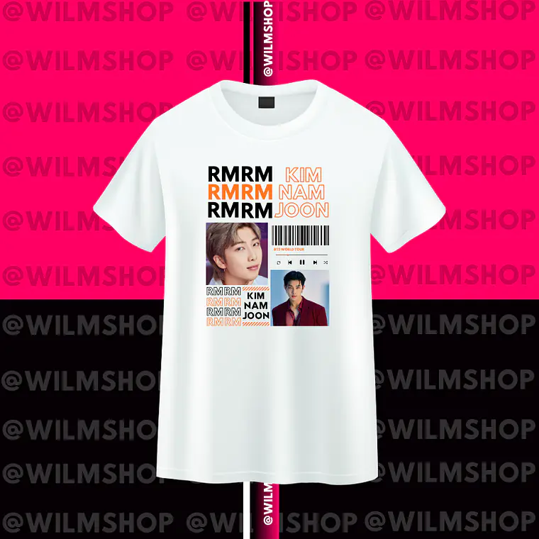POLERA BTS INTEGRANTES 12